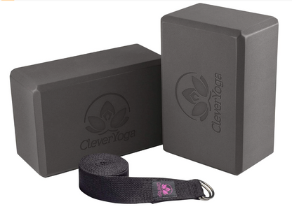 Clever Yoga Block & Strap Power Duo